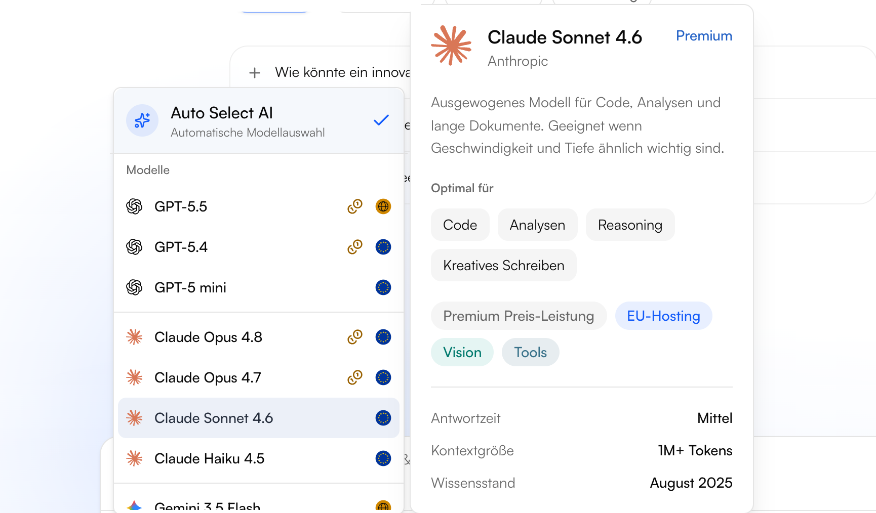 Model selection with Auto-Select in RelationFlow