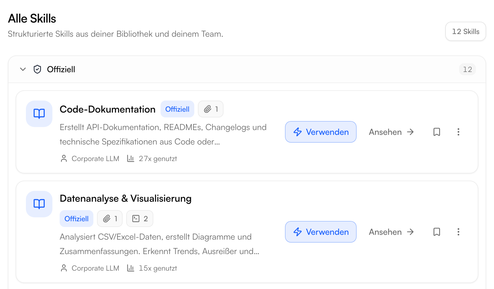 Skill library for specialized agents